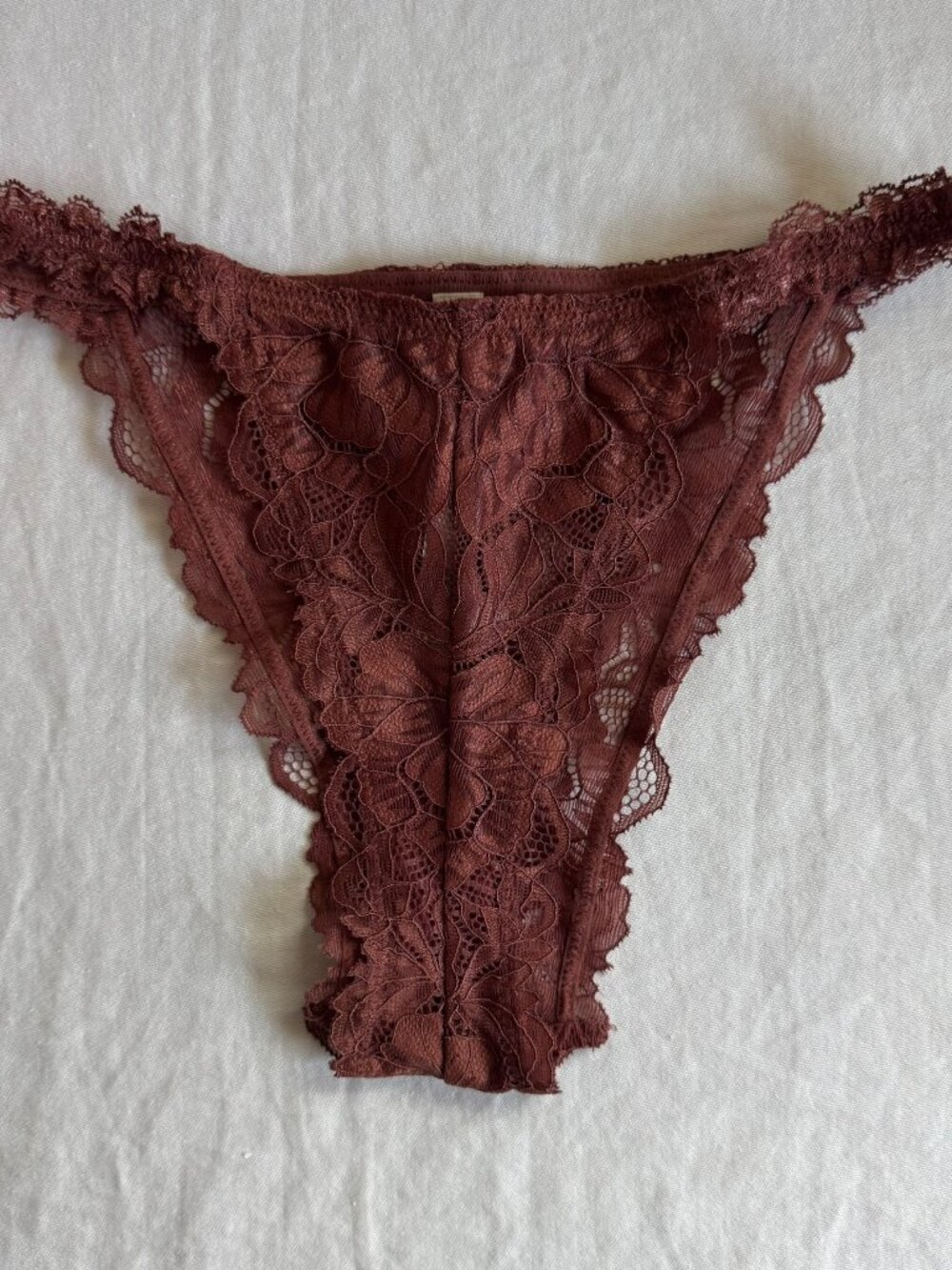 NWOT Free People Everyday Lace Bikini Undies, sz XS